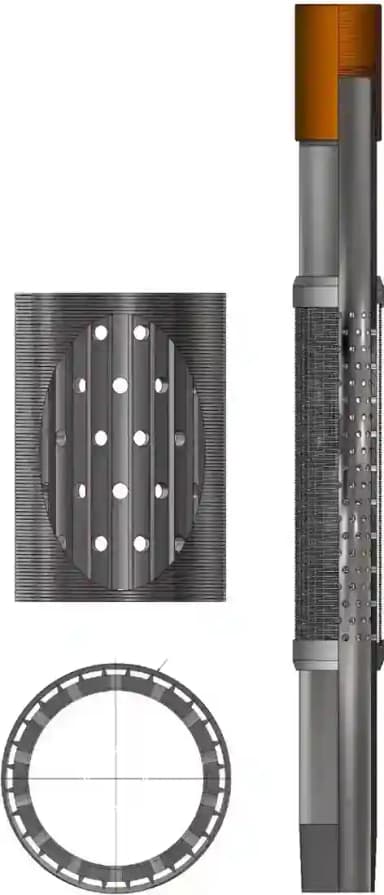 Screen Jacket on Perforated Basepipe 1
